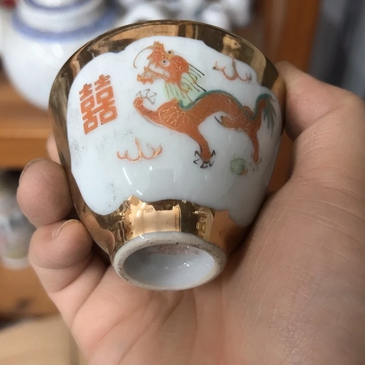 陶其他景德镇金斗方杯子