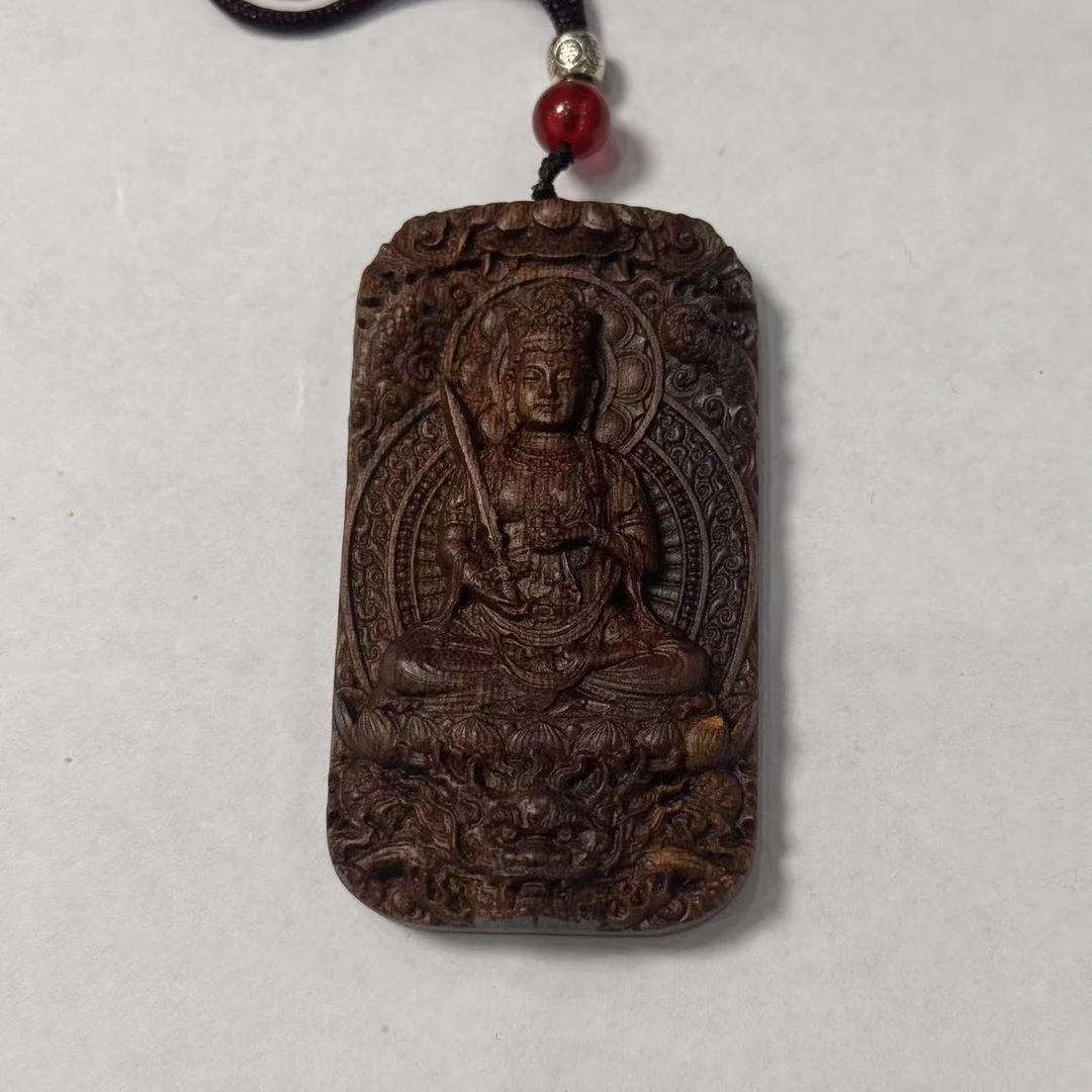 【佛安堂】文殊菩萨吊坠  编号：665FJ45