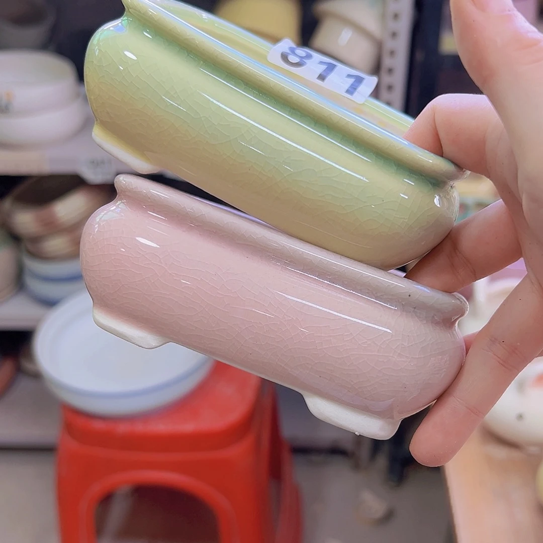 陶瓷花盆当场满12包邮