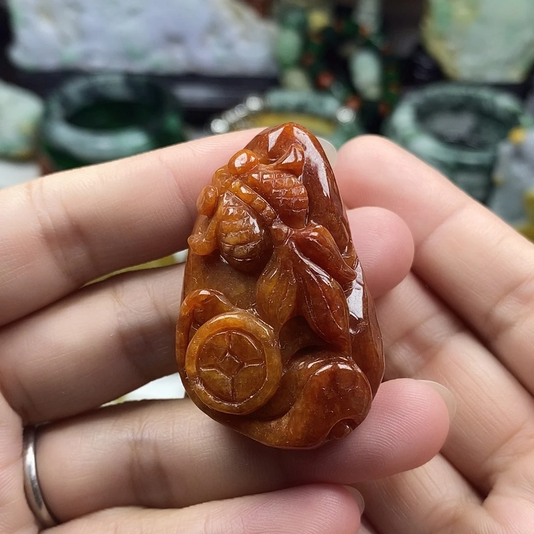 颈饰未镶嵌翡翠牌子