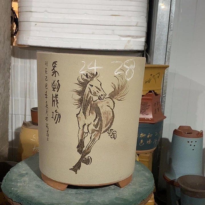 紫砂花盆紫砂花盆