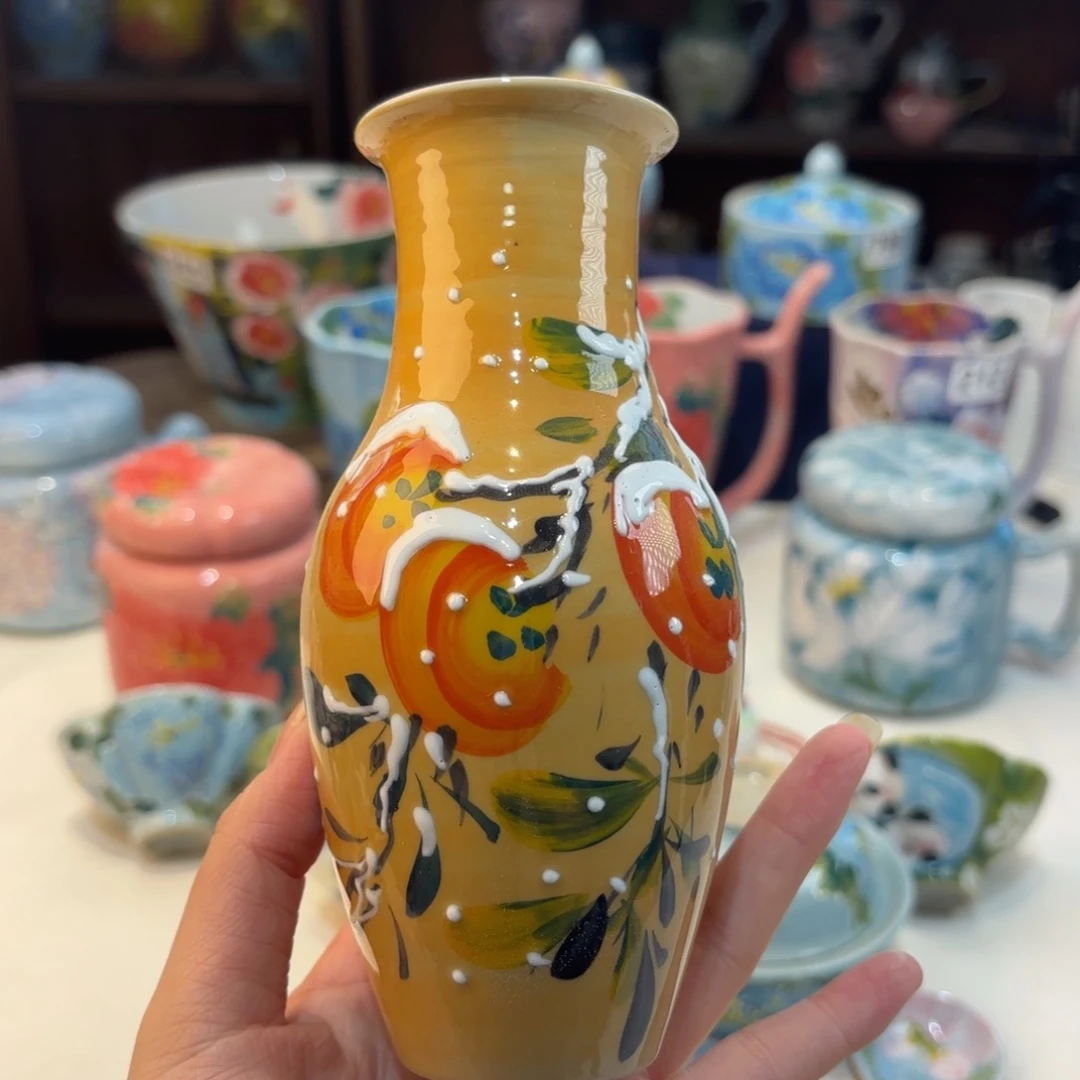 景德镇手绘高温釉下彩陶瓷茶具