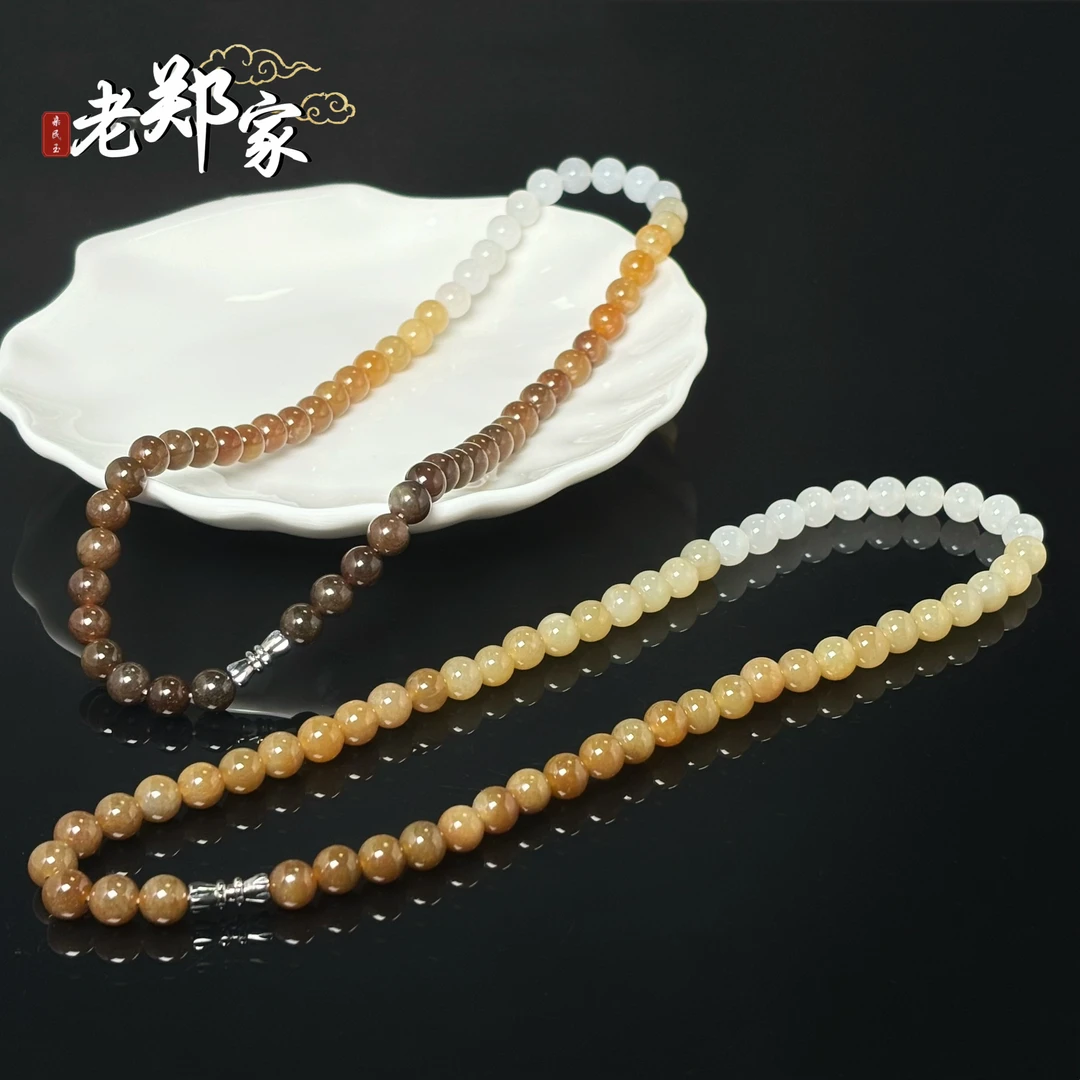 【老郑家】和田玉项链 约7mm+(多样性发1件)670-1