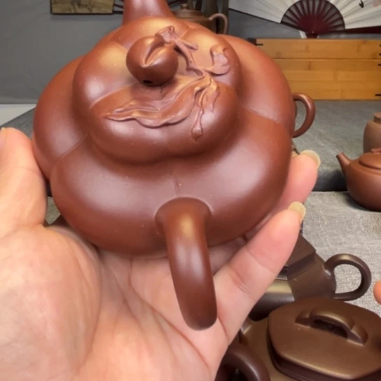 三***料茶壶红泥宜兴紫砂