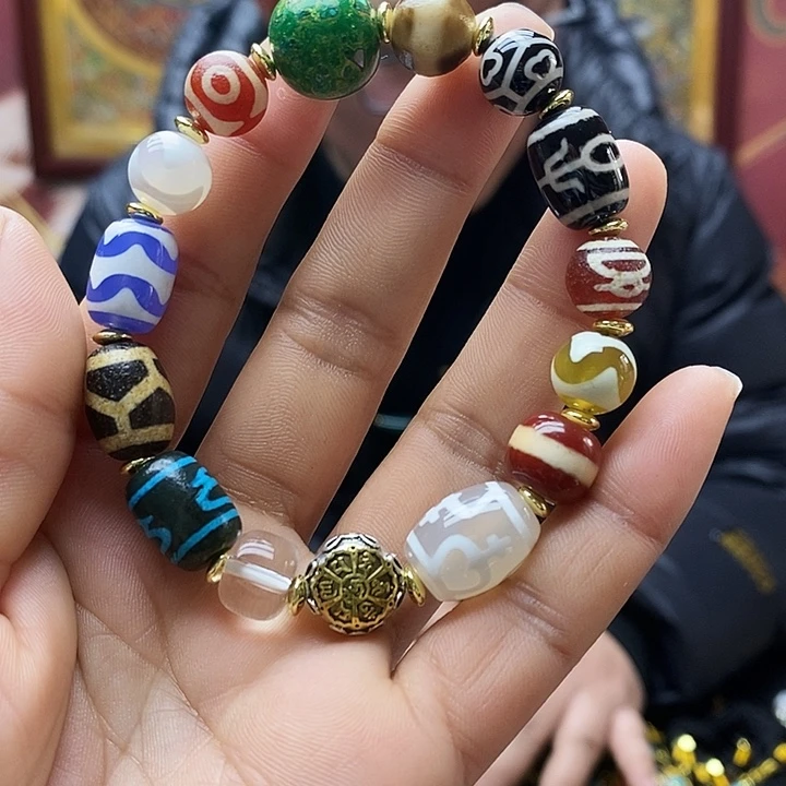 玛瑙/玉髓合金颈饰