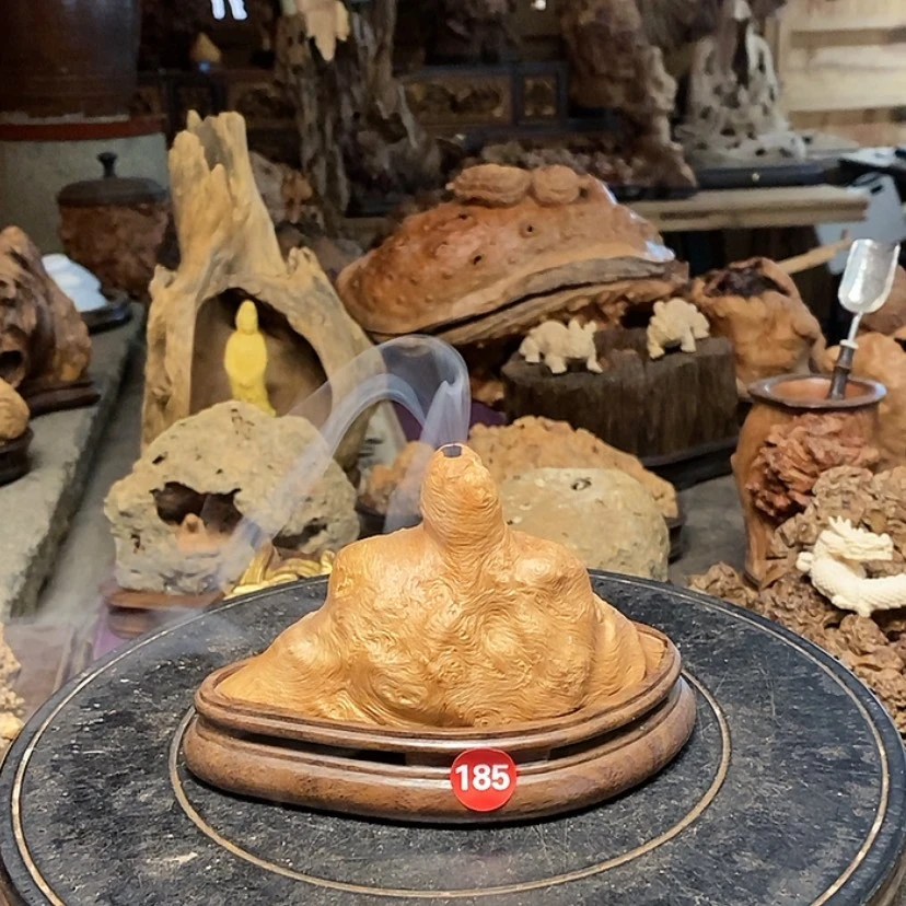 【闪购商品】185号荔枝木香炉工艺