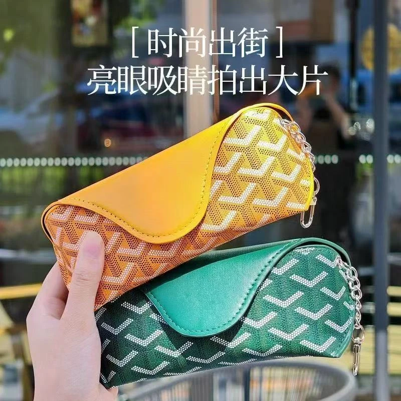 眼镜收纳包抗压便携式男女近视眼镜保护套挂包防掉时尚墨镜眼镜盒