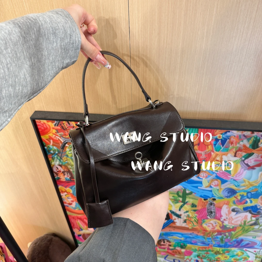 调调包包WANG STUDIO【RANEDONA 小众设计款 咖啡色rodeomini】