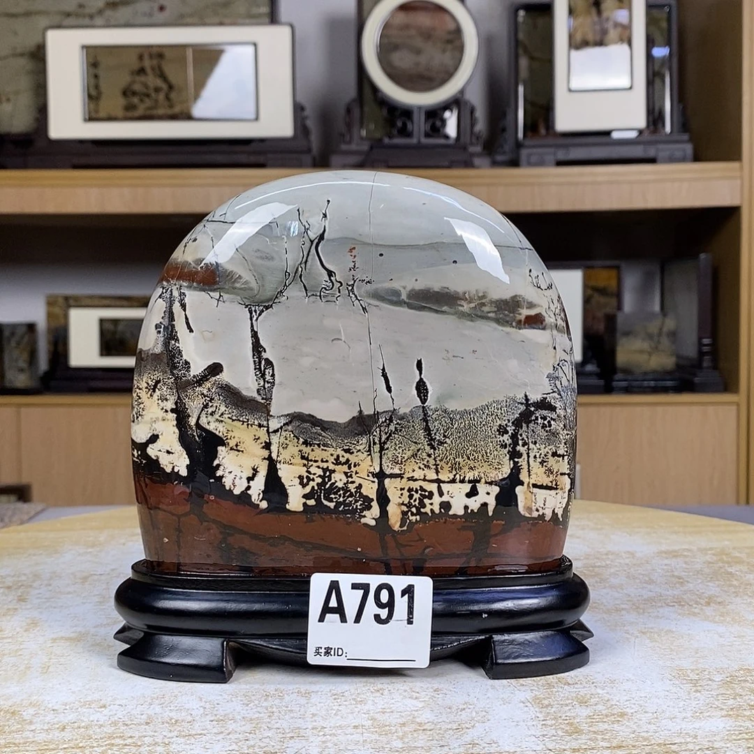 昌化石印石广西国画石摆件