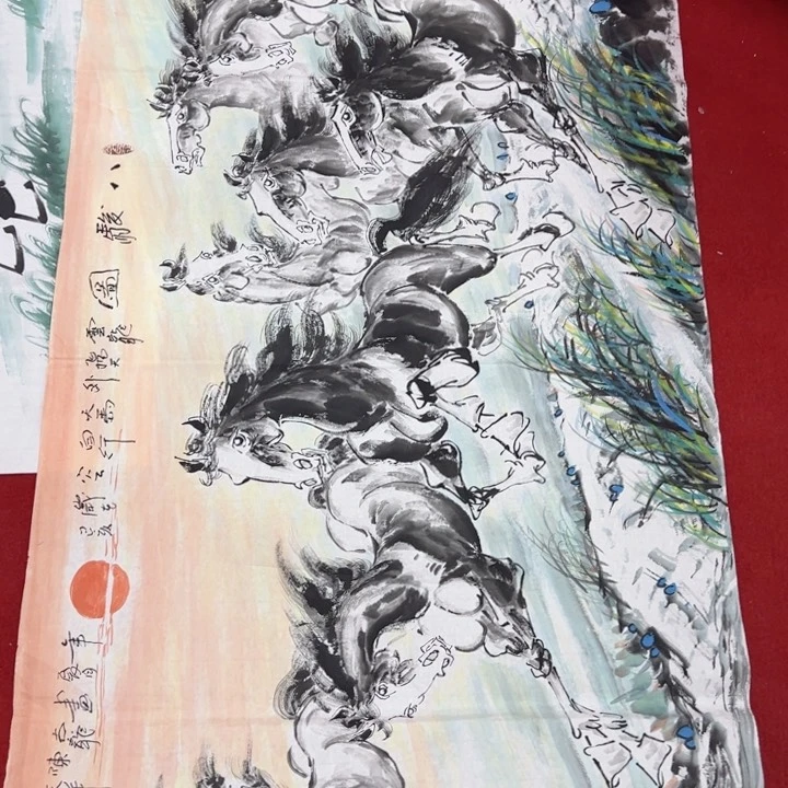 横款快进来主播和你们说字画