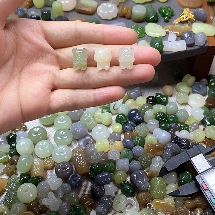 未镶嵌和田玉挂件三不熊98一个多样性发其一