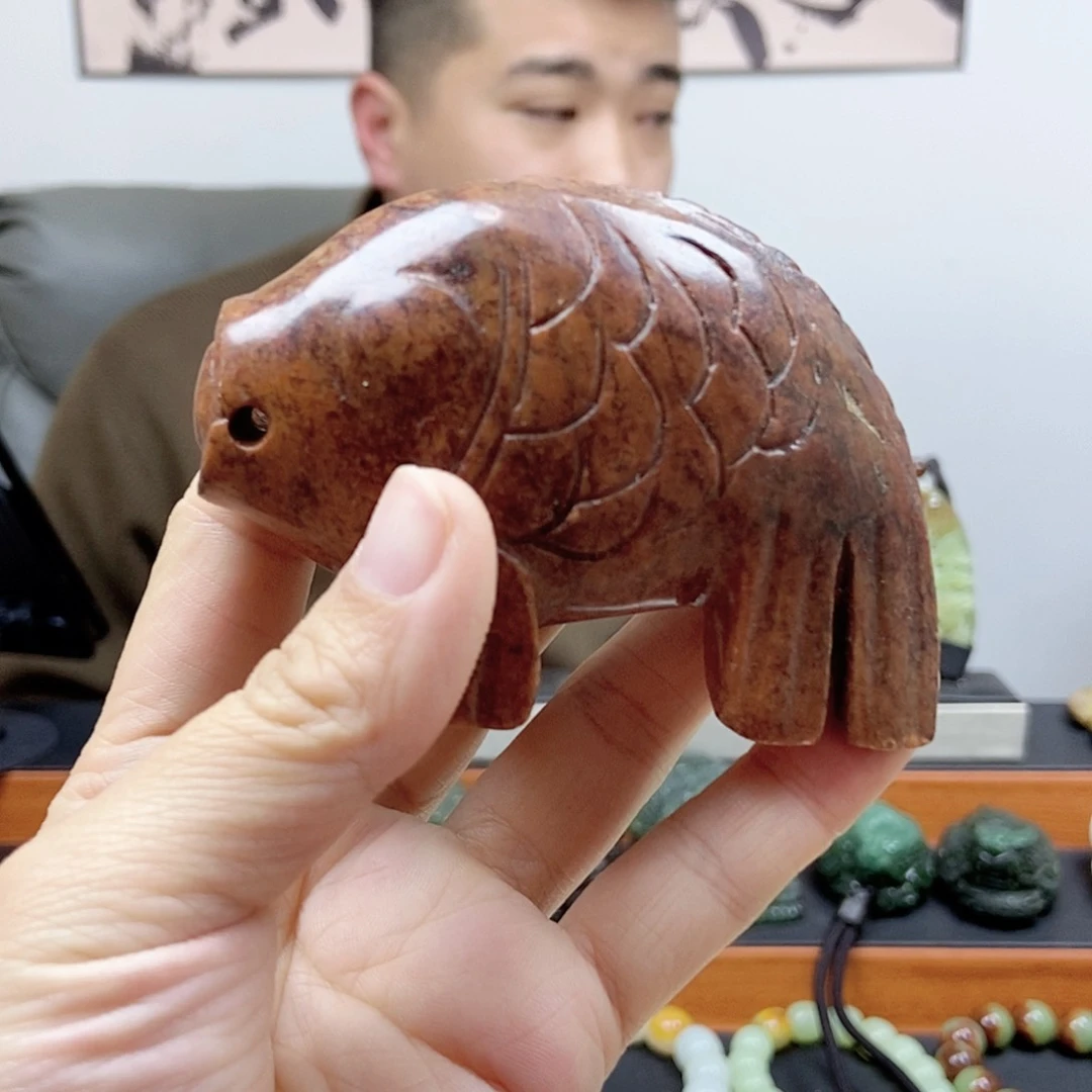 岫岩河磨玉（透闪石质玉）未镶嵌把件多样性随机发一