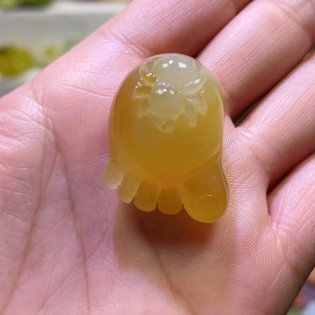 蛇纹石玉颈饰未镶嵌雪*力