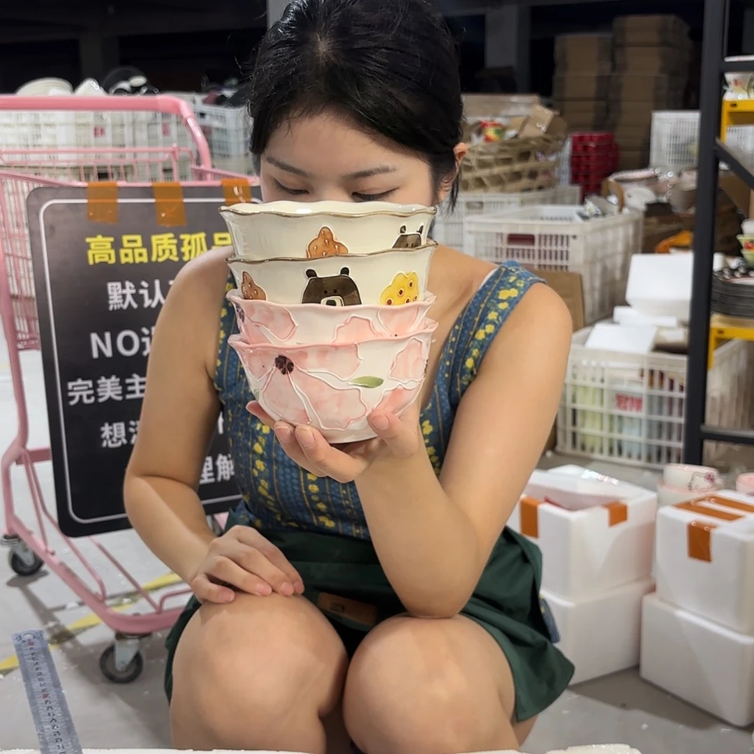 瓷微瑕陶瓷餐具釉下彩