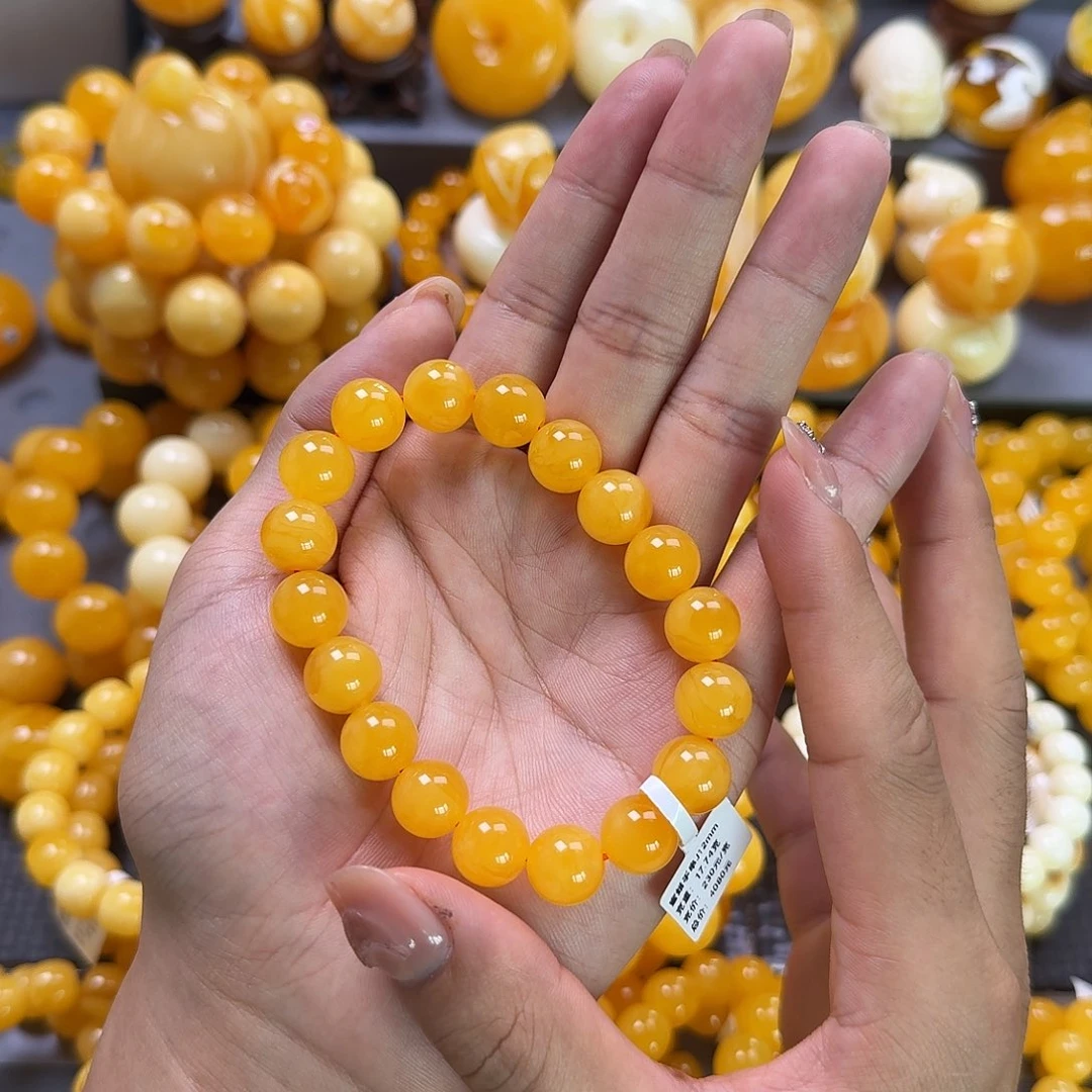 未镶嵌蜜蜡珠宝奇石12mm