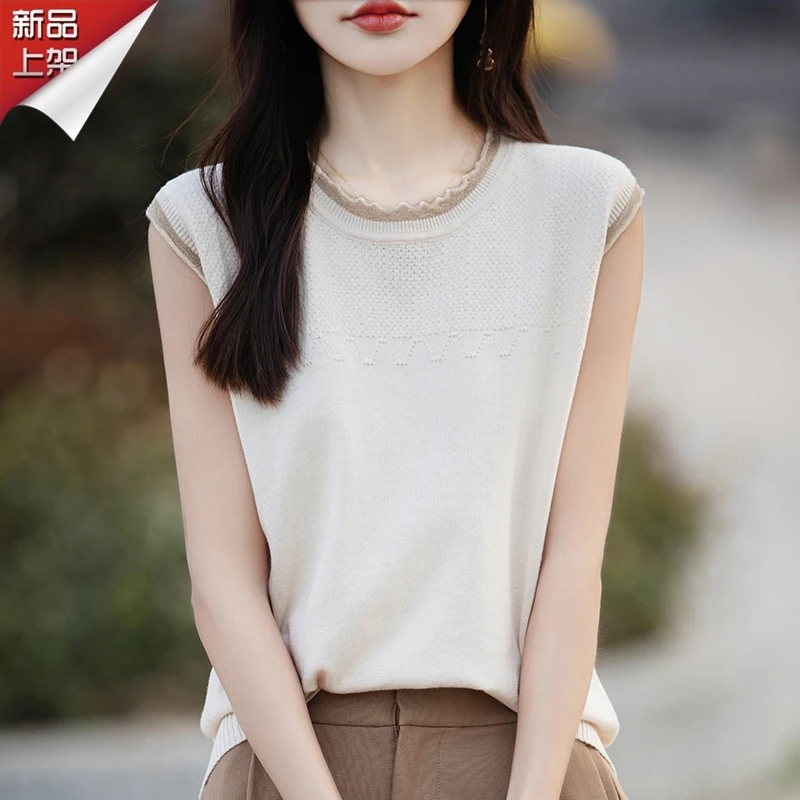 哥弟阿玛施正品2025新款时尚风通勤性感宽松小背心夏季百搭吊带女