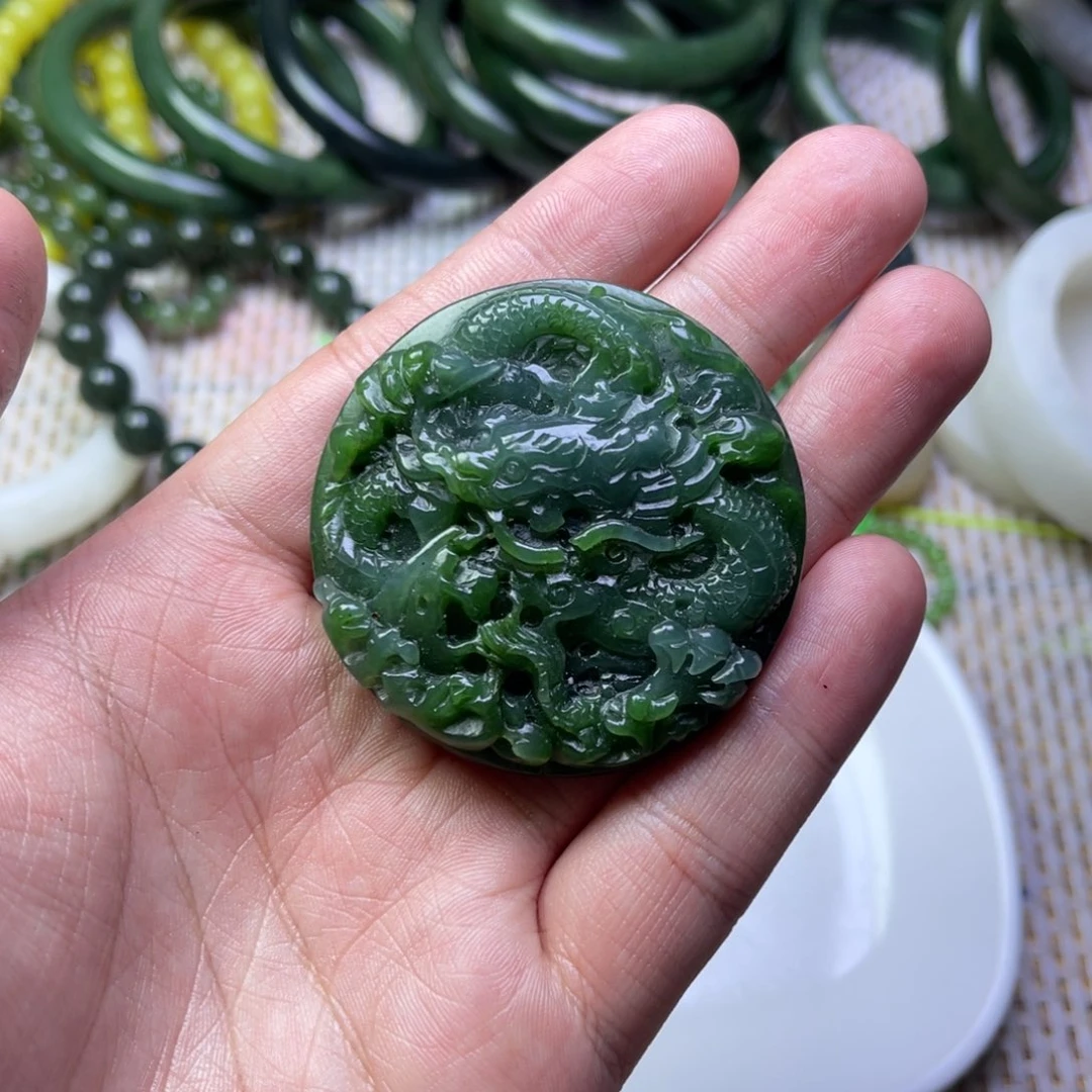 未镶嵌和田玉珠宝半成品牧*