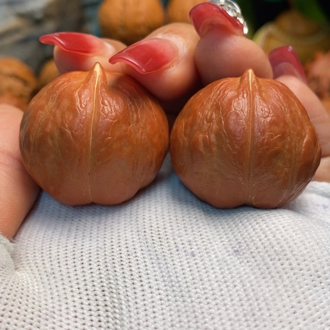 把件文玩核桃水晶南瓜