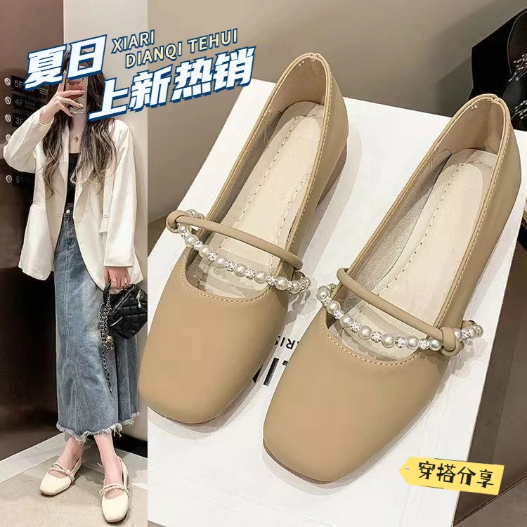 晚晚风温柔鞋平底单鞋女 2025 新款夏季玛丽珍鞋配裙子软底超火