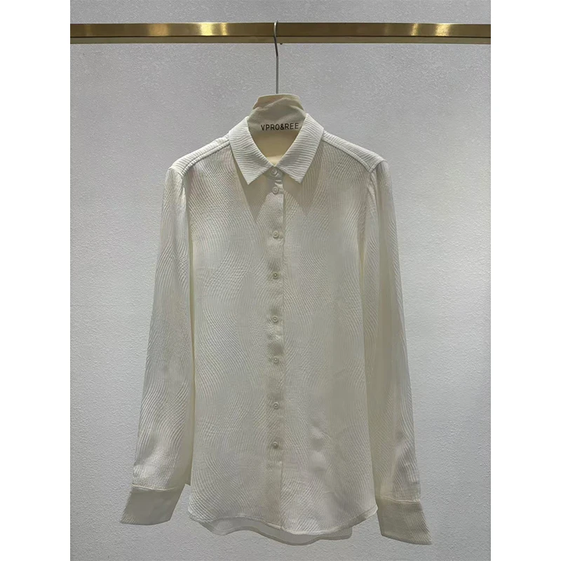 压花暗纹衬衫1265