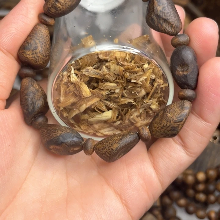 东***方沉香碎屑沉香乌身1.2树丁单圈10g