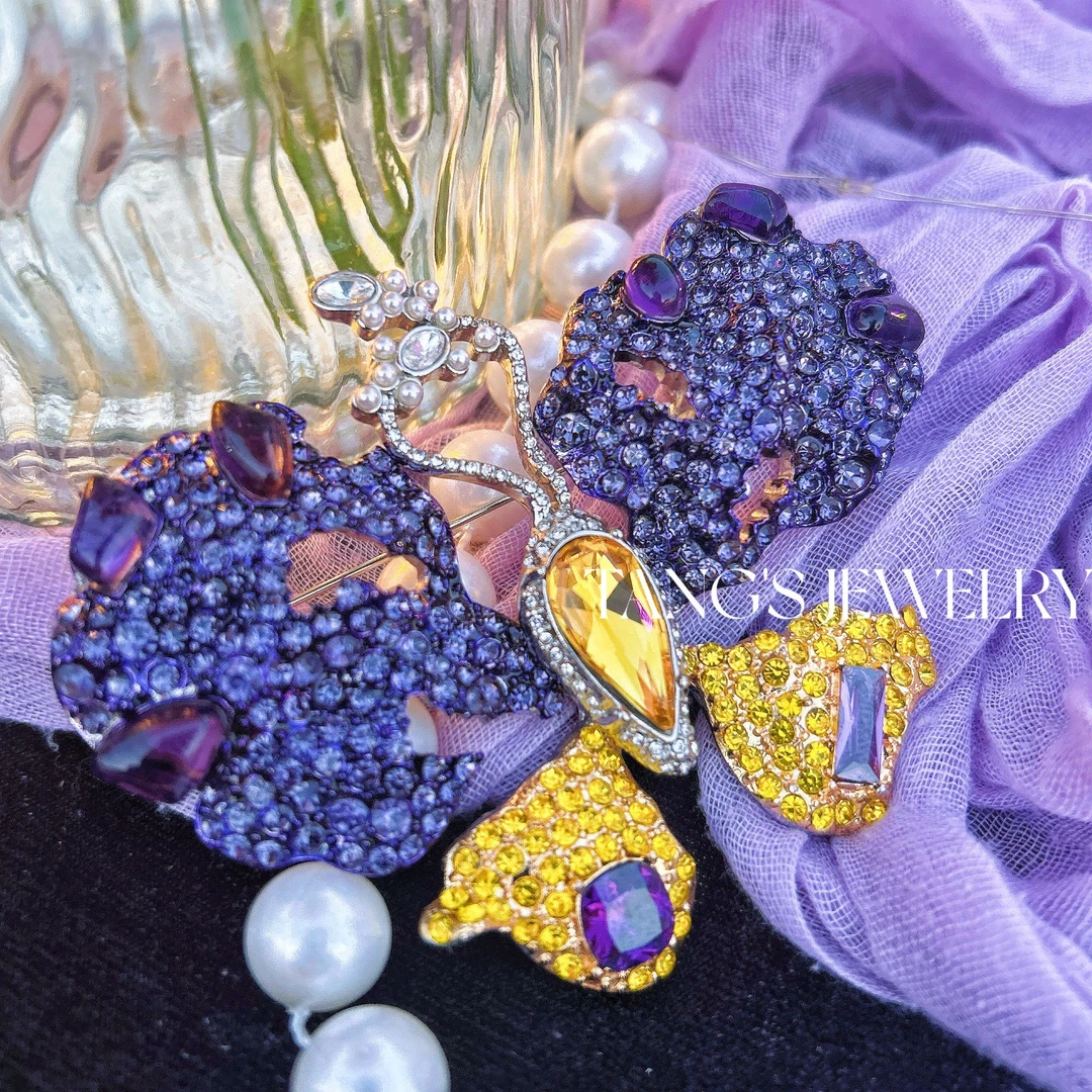 铜合金胸针 典藏臻品｜完美蝴蝶奢华重工系列胸针蝴蝶胸针