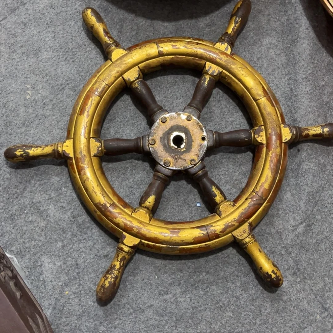 木舵轮一个完整全品的