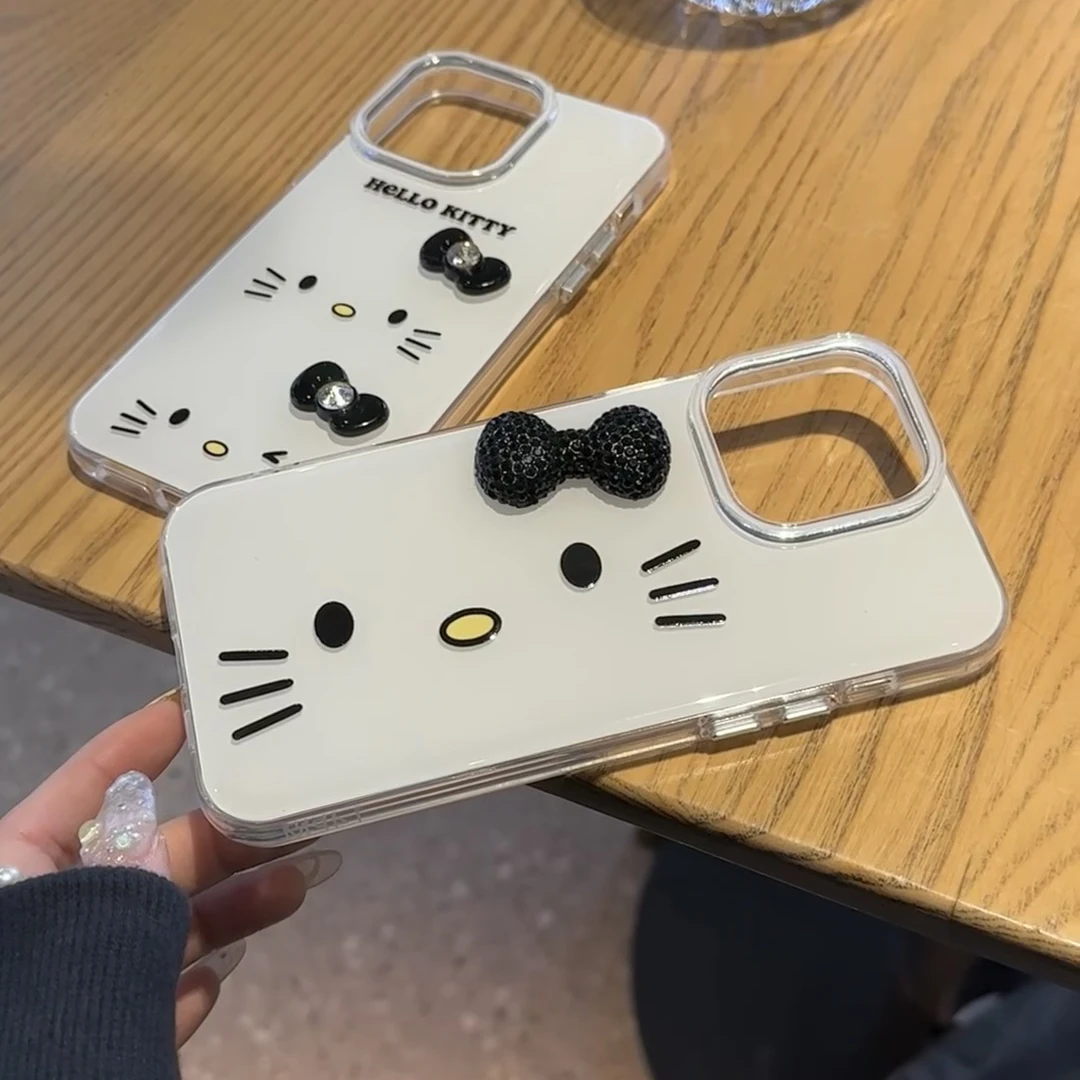 KT猫表情适用苹果华为vivo小米oppo女iphone15/16/14手机壳