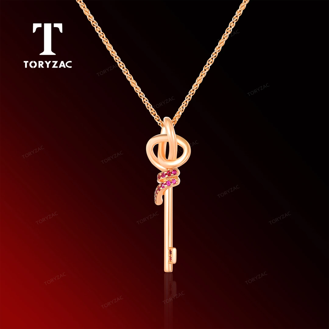 镀k金【绯梦秘钥】CNC精工 钥匙轻奢个性项链 45cm 0848