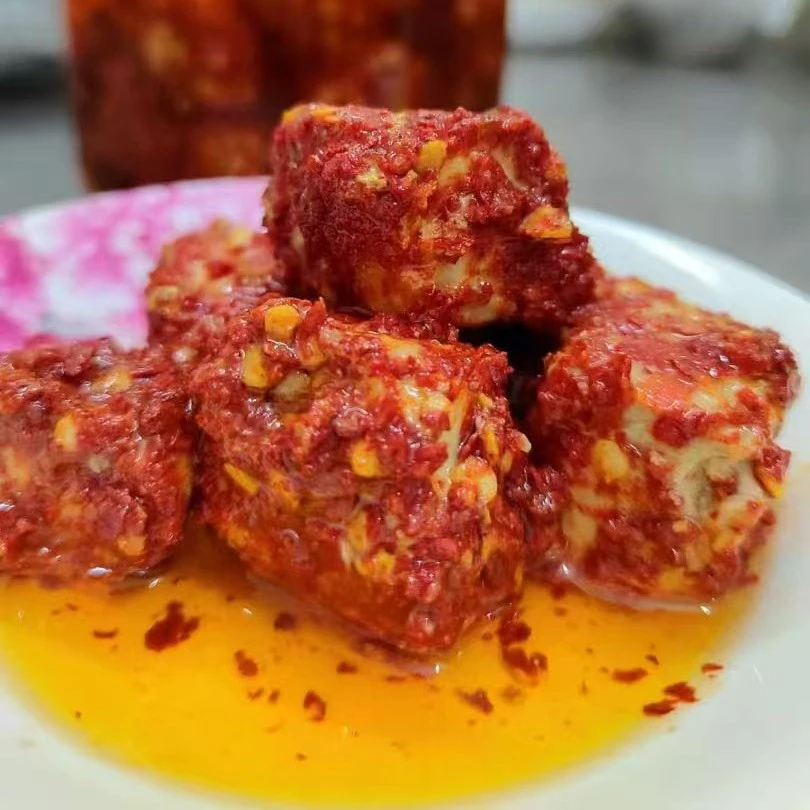 湖南茶陵农家特产美食香辣豆腐乳（农家散货称重代购先生）