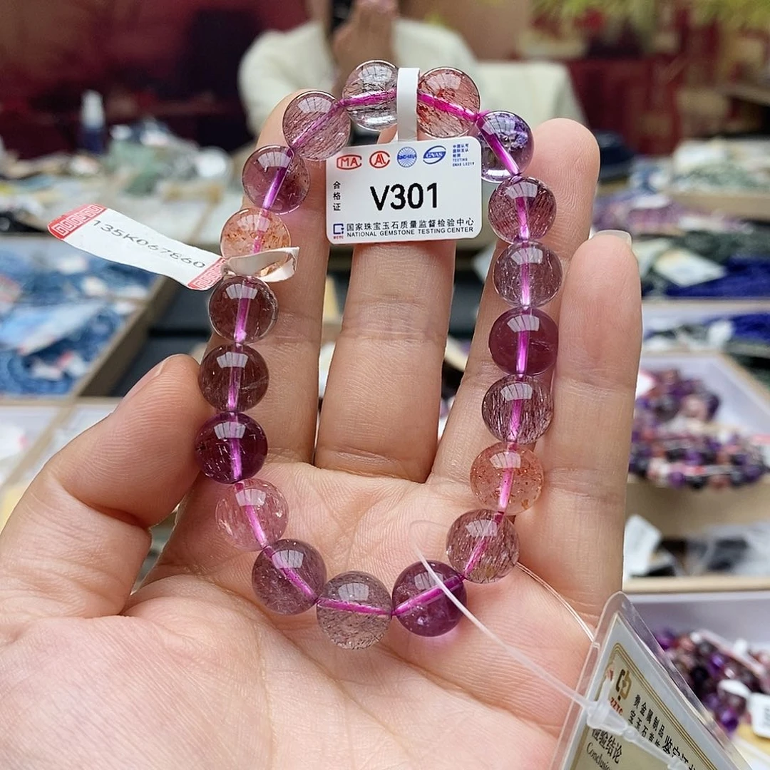 水晶手链未镶嵌V301超七10+