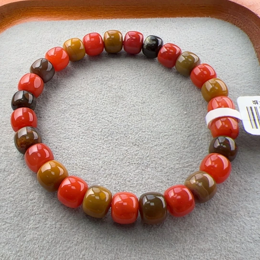 南红玛瑙（巧家包浆老型7+*）未镶嵌?****❀