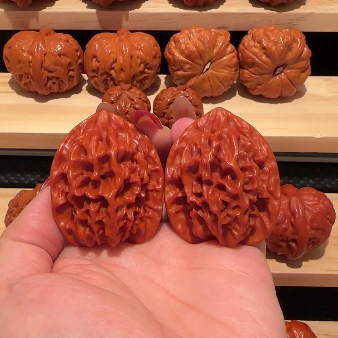 吊坠文玩核桃玉化帝王39精品3033