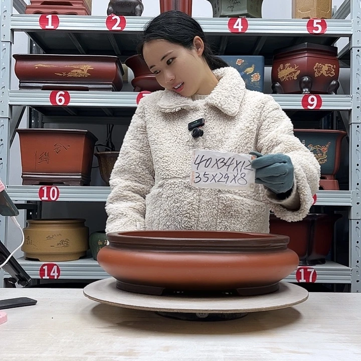 紫砂花盆紫砂花盆