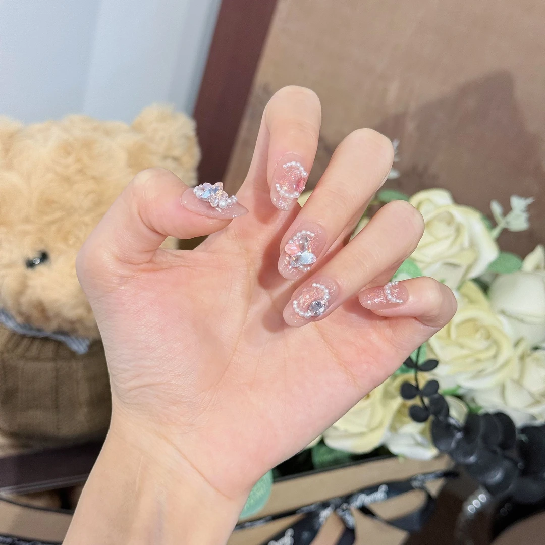 丹蜜琳 【花束恋爱】高品东洲  纯手工轻奢高级订制 穿戴甲