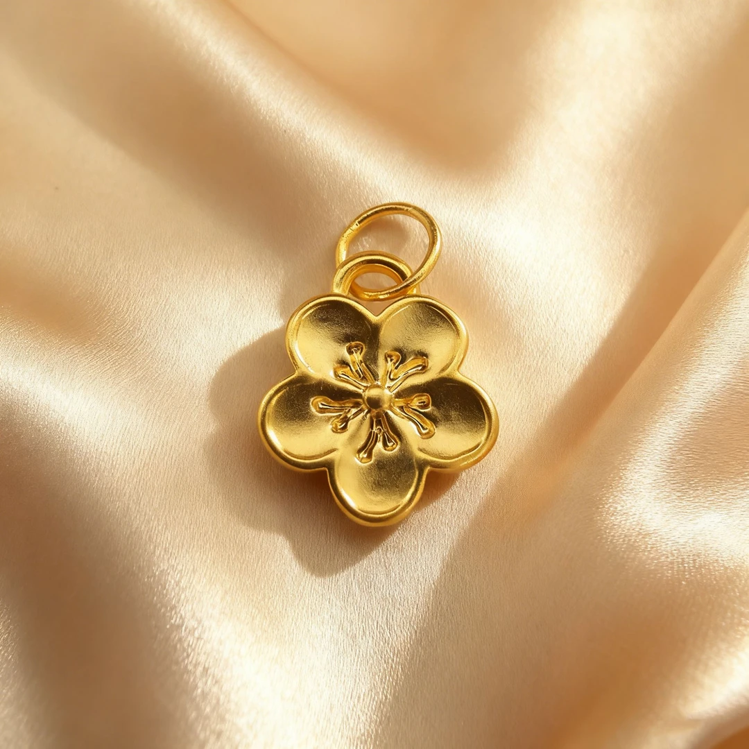 【黄金】足金999桃花坠XTN105