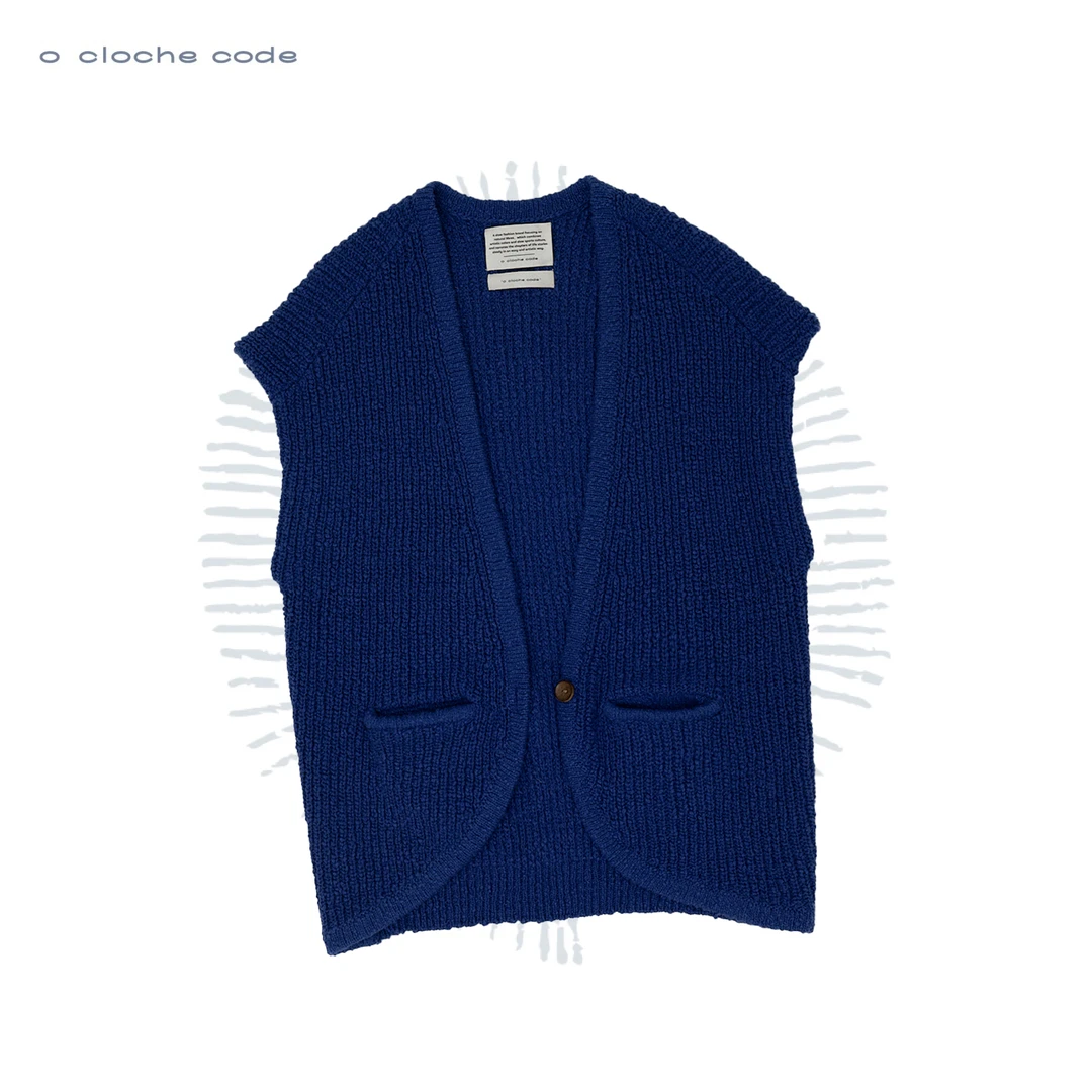 o cloche code · 设计师品牌大肚棉落肩马甲 S74J014