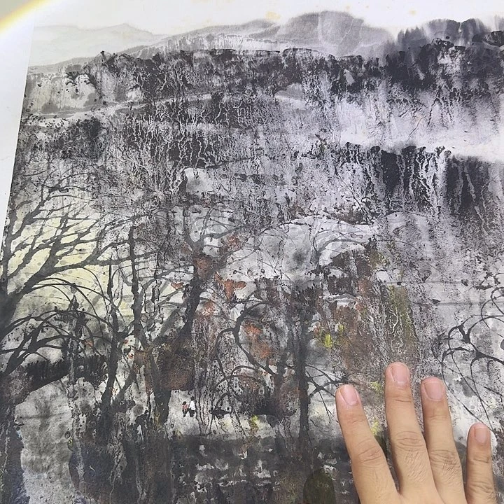 国画毛远鸣老师书画作品