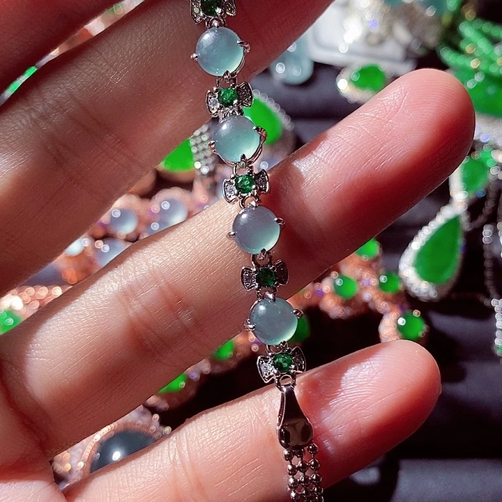 未镶嵌手链翡翠手链