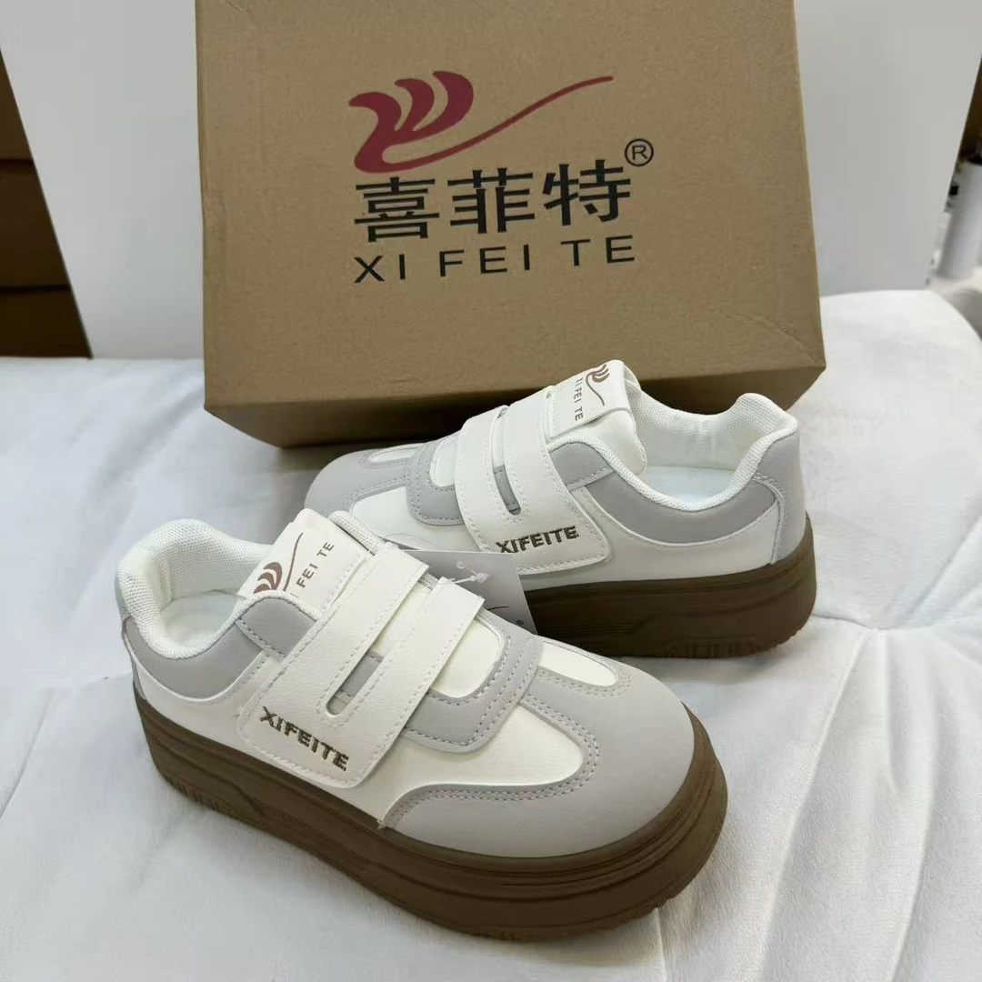 喜菲特厚底魔术贴板鞋-XY022