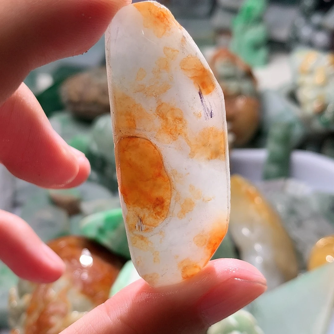 翡翠散珠翡翠原石片料