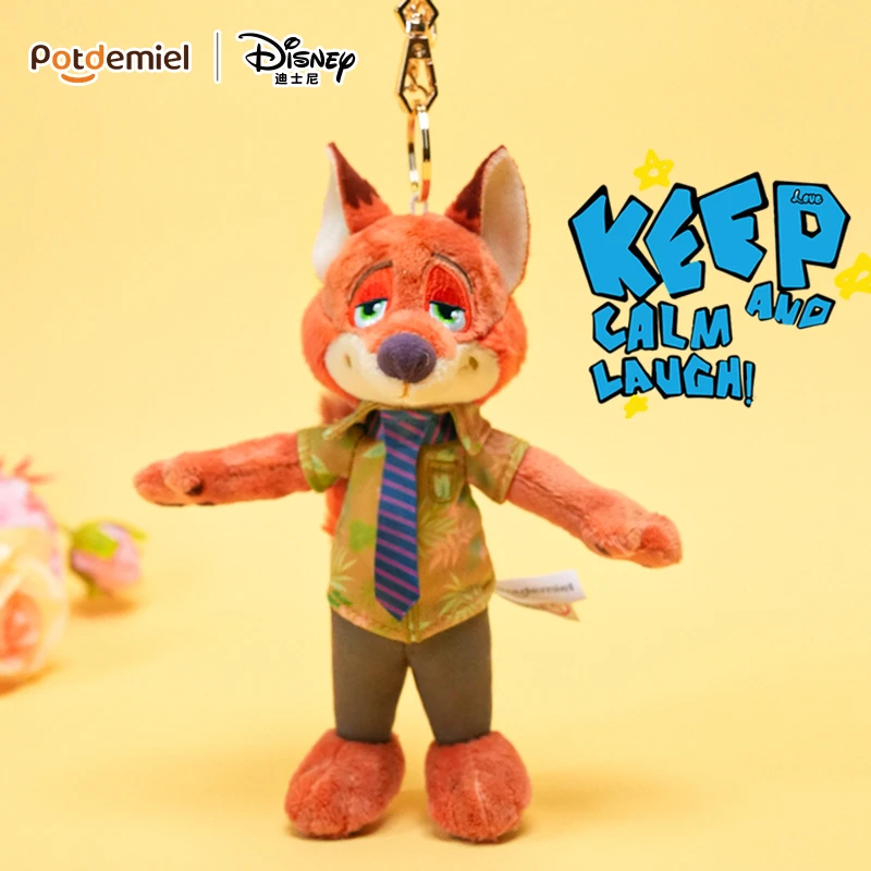 【鹿晗同款】potdemiel蜂蜜罐迪士尼疯狂动物城经典尼克朱迪挂件