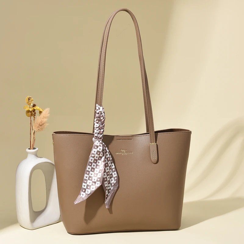 袋鼠蔓蔓雅源托特包女包新款秋冬高级感包包大容量休闲通勤单肩包