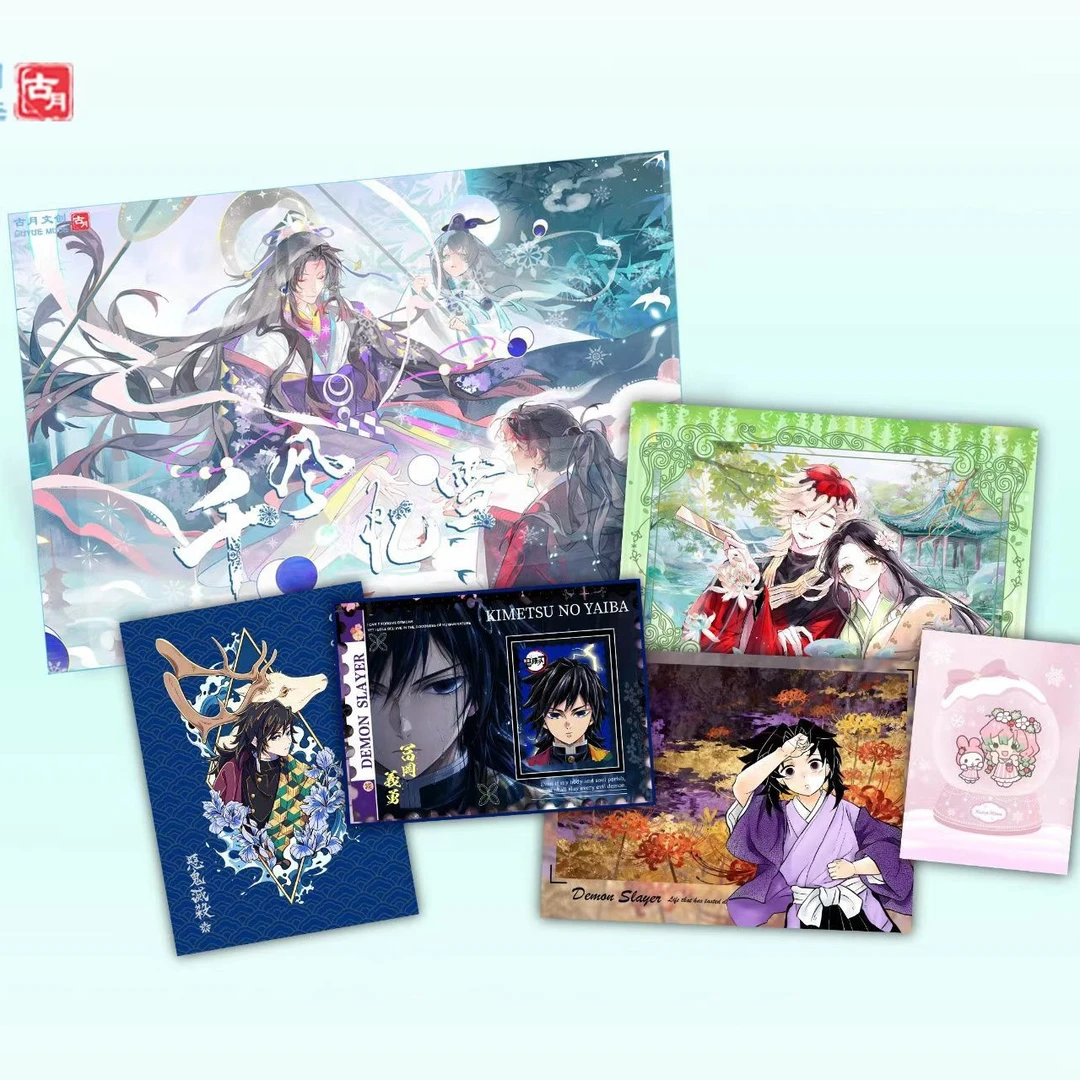画布卡丨古月文创X鬼灭之刃《千风忆雪》画布卡第二弹二创盲盒