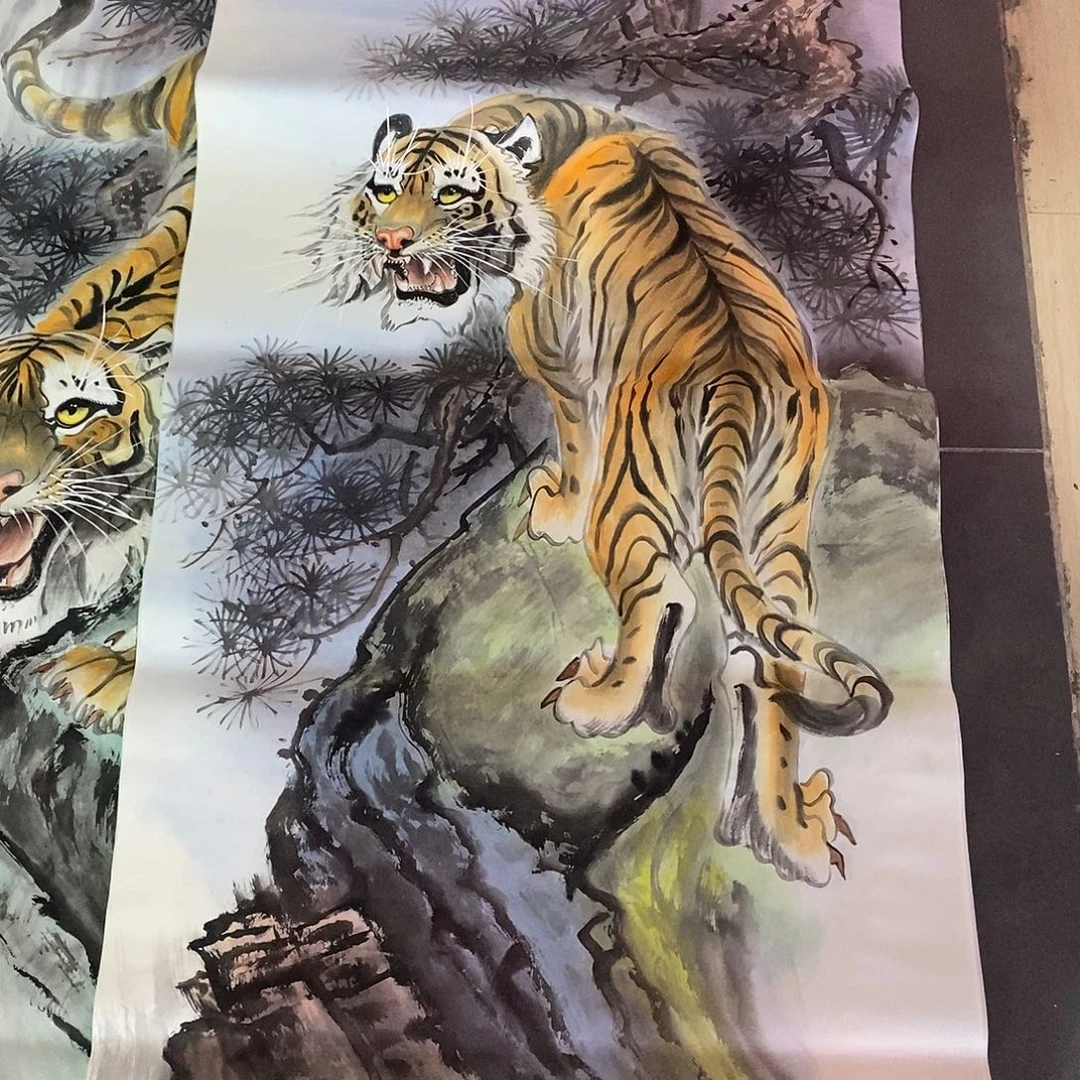 国画画画真的画画