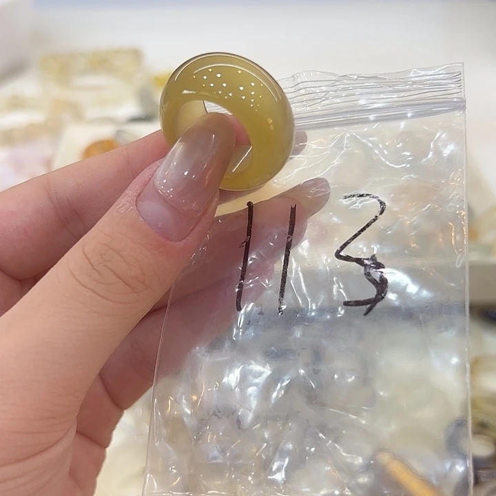 合金戒指玛瑙/玉髓113港15