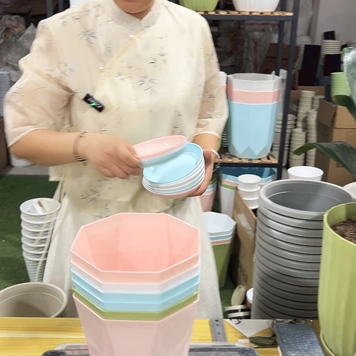 FC155口15高16混色带托6只