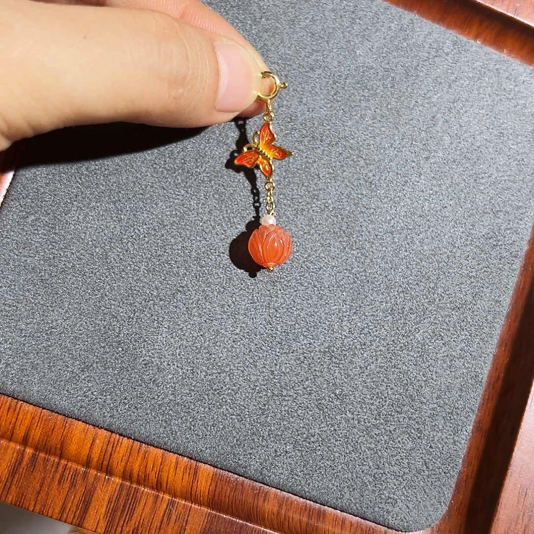南红玛瑙未镶嵌手链