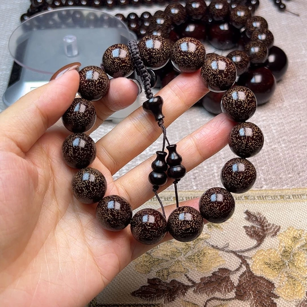 檀香紫檀（小叶紫檀）1.5 15颗爆星