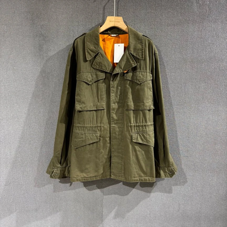 95新 GUCCI/古驰 （pm）背后印花风衣外套 46码/8242
